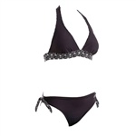 Salming Topaz Soft Halterneck Bikini. Snygg bikini från Salming. Salming bikiniöverdel i halterneck modell. Tillhörande Salming trosor med knytb...