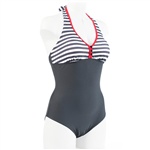 Salming Aisha Swimsuit. Snygg baddräkt från Salming. Salming baddräkten har knytning i nacken.


